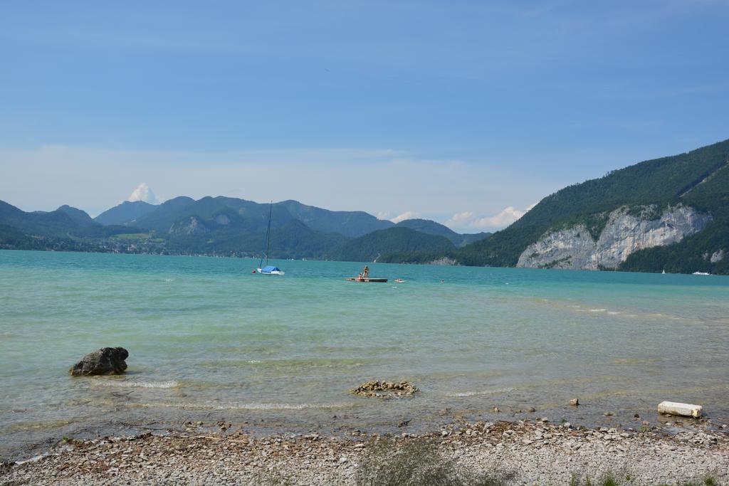 Appart Weisse Urlauben Am Wolfgangsee Sankt Gilgen Kültér fotó